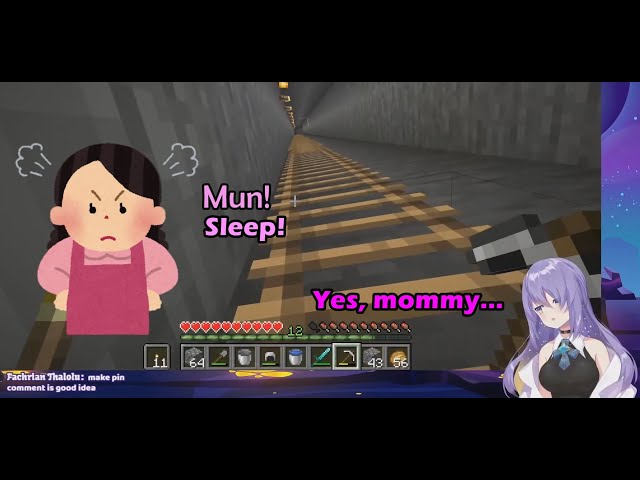 My Daughter Is A Vtuber! Moona's Mom Tells Her To Sleep While She's Still Streaming【Hololive Eng+JP】