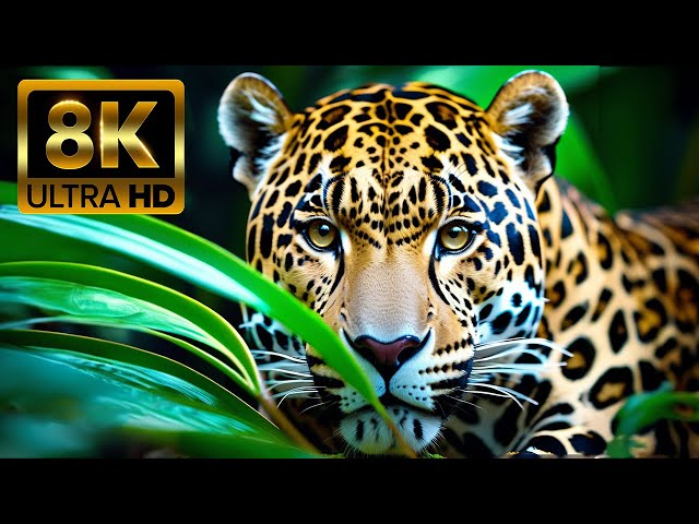Animals of Asia 8k - Wonderful wildlife movie with Peaceful Relaxing Piano Music (Colorfully)