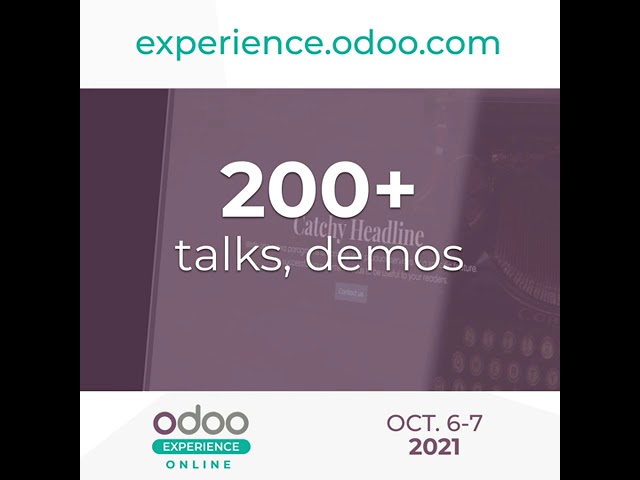 Odoo Experience 2021