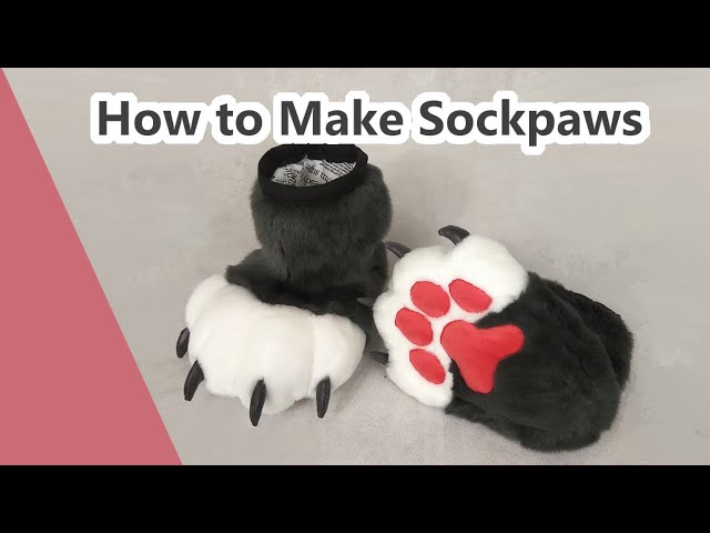 How to Make Fursuit Sockpaws / Indoor Feetpaws