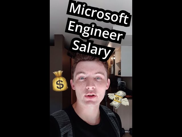How much does a Microsoft Software Engineer make? #shorts