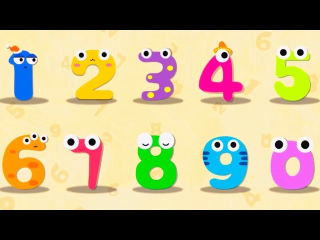 Learning number song - Learning 123 number songs from ABC song collection 2017