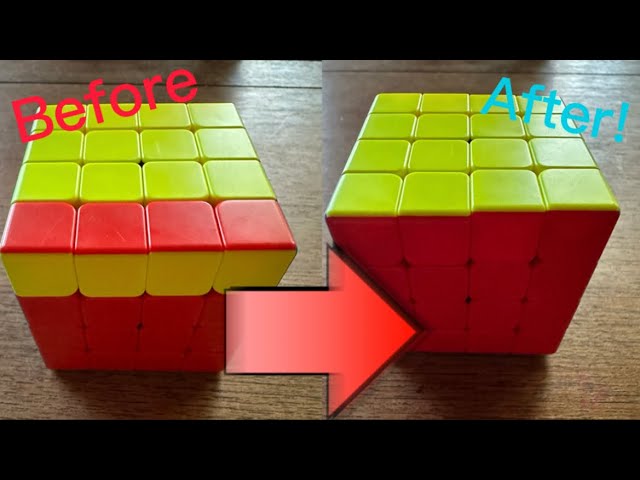 How to solve 4x4 OLL parity (algorithm)