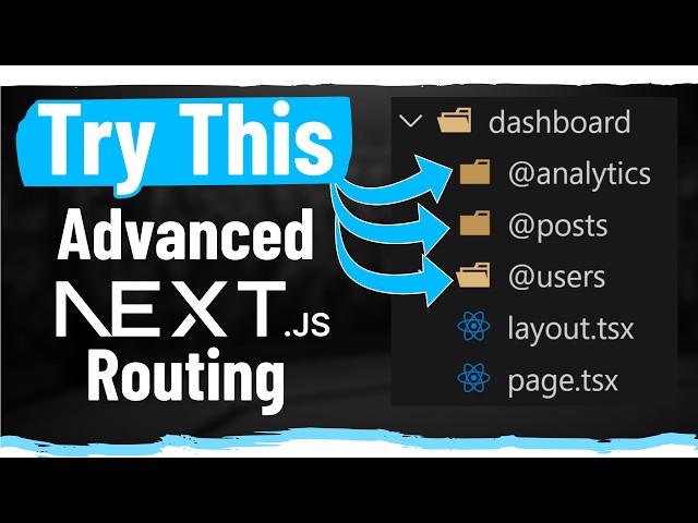 Learn Next.js Parallel Routes In 16 Minutes
