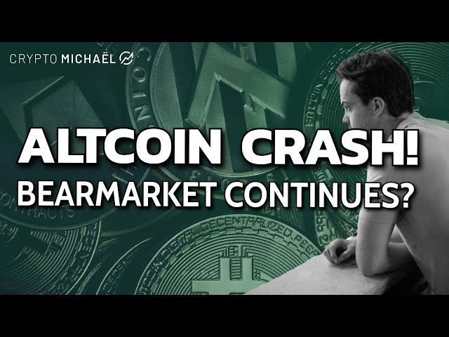 Crypto markets CRASH. Altcoin BEAR market continues!? | CryptoMichNL