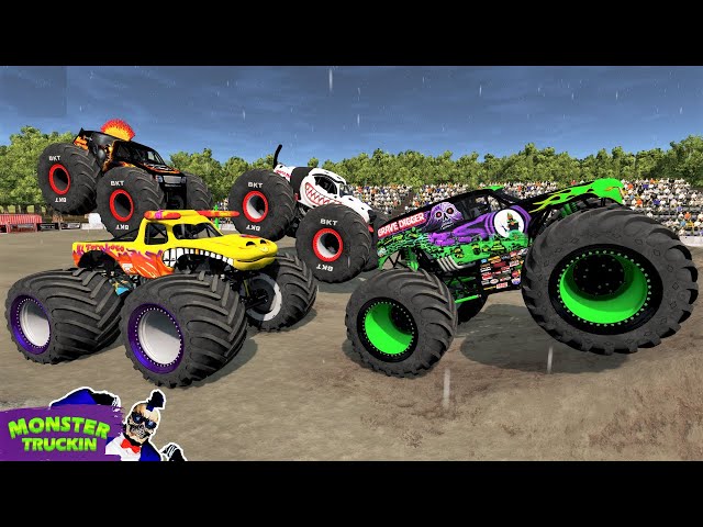 Monster Truck Mud Battle | BeamNG Drive - Mace Mace Tv