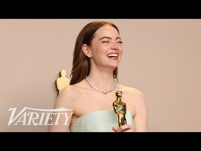Emma Stone Says She Was Shocked After Winning the Oscar - Full Oscars Backstage Speech