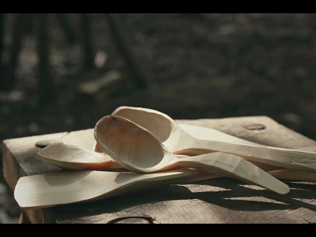Birth of a Spoon - Spoon Carving Video - Carving a spoon