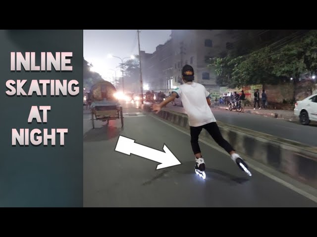 Skating at night | lighting skate || রাতের স্কেটিং ভিডিও
