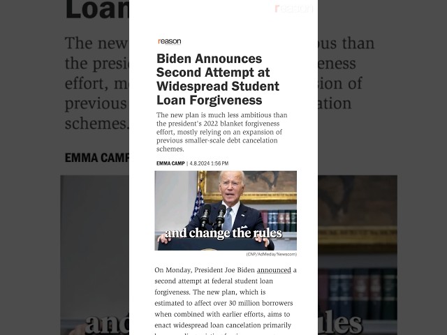 What's wrong with student loan forgiveness?