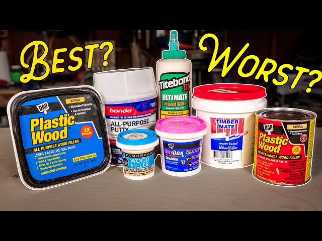 Putty Wood Filler HEAD-TO-HEAD | Which Is The Best Wood Filler?