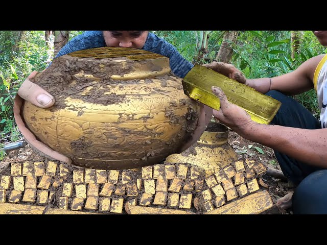 3 HUGE GOLDEN JAR FULL OF TREASURES RECOVERED IN THE PHILIPPINES 2021 #yashashree clarice
