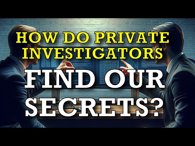 🟩Private Investigator’s Secret Tips to Finding People’s Secrets  Private Investigator Training Video