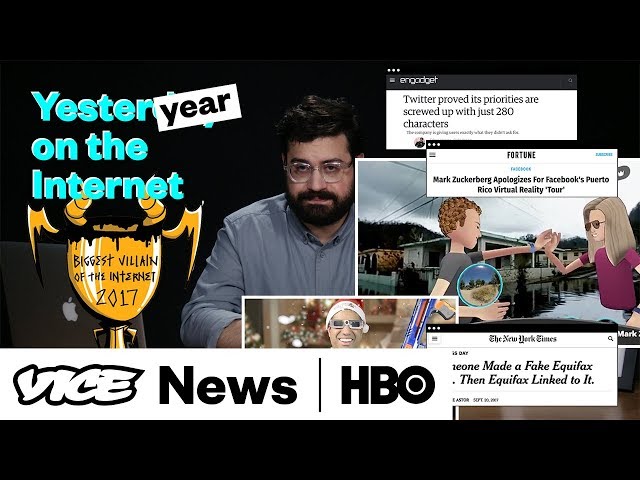 Who Was The Internet's Biggest Villain In 2017? | Yesterday On The Internet (HBO)