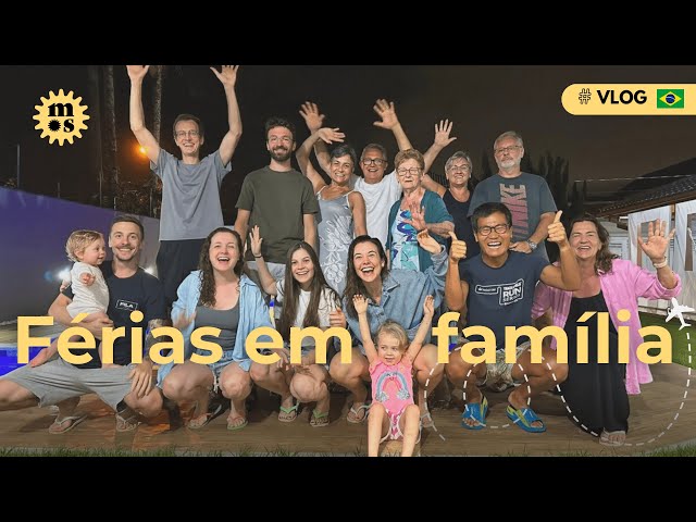 Vlog das nossas férias em família no Brasil