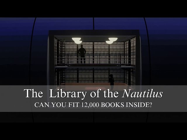 The Library of the Nautilus: can you fit 12,000 books inside?