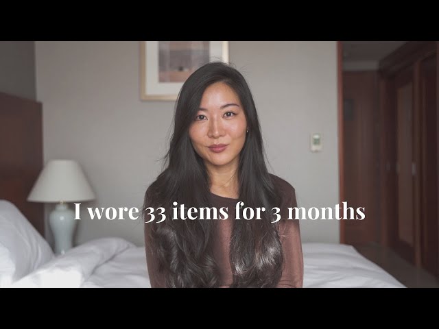 I wore 33 items for 3 months. The results were shocking!