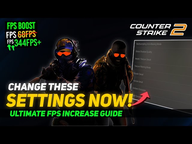 How to Boost FPS in Counter Strike 2 - Complete CS2 FPS Increase Guide (Best Settings 2023)