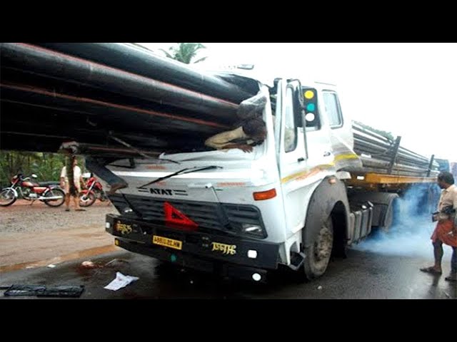 Dangerous Idiot Heavy Equipment, Truck Operator Fails | Total Moments of Truck & Car Driving Fails