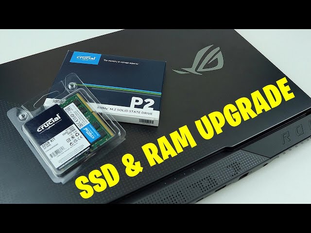 ASUS ROG Strix G17 SSD and RAM Upgrade