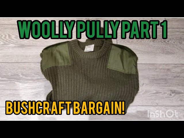 Issued vs brand new outdoor knitwear wool jumper | woolly pully part 1 #bargain #woollypully