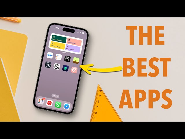 The 10 BEST iPhone Productivity Apps for 2024!