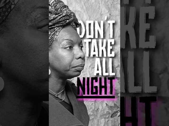 “Don’t take all night to tell me you love me…” - #ninasimone #donttakeallnight - 📸 by Didier Ferry