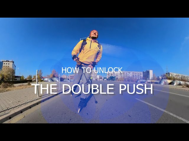 How to unlock the double push on inline skates - tutorial