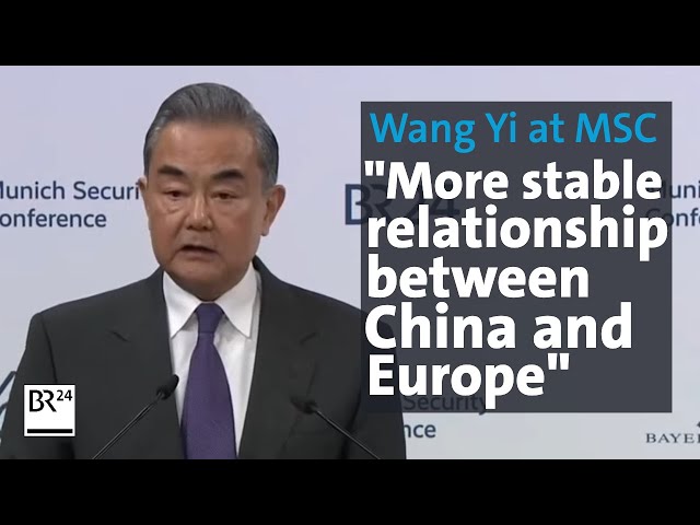 MSC 2024 Chinese top diplomat Wang Yi about China in the World | BR24