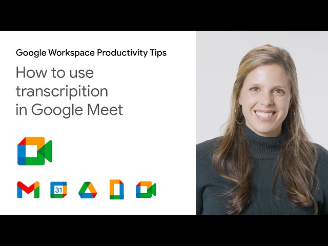 How to use transcription in Google Meet
