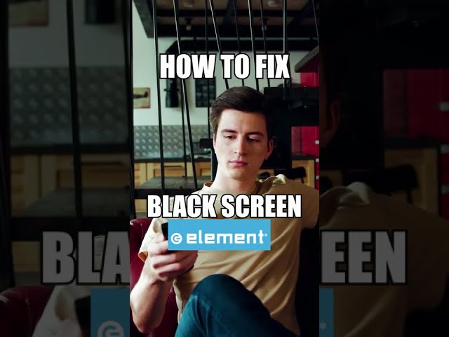 Black Screen on an Element TV? Do this! 📺 #Shorts