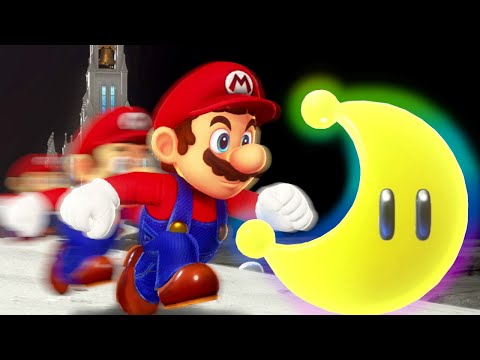 Mario Odyssey but EVERY MOON he gets FASTER