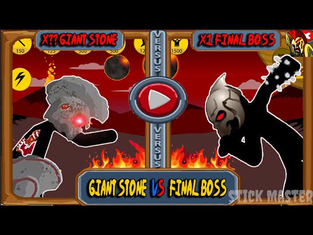 HOW MANY GIANT STONE ZOMBIE CAN KILL FINAL BOSS?!! | STICK WAR LEGACY | STICK MASTER
