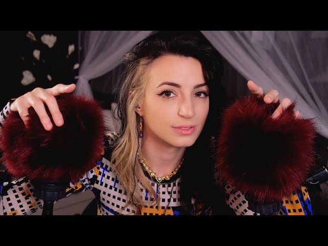 ASMR | Deep Ear Attention with Fluffy Covers and Close Whispering