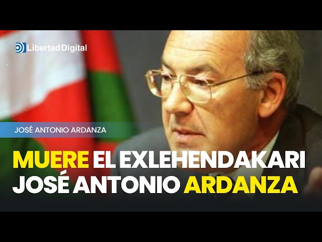 Muere el exlehendakari José Antonio Ardanza
