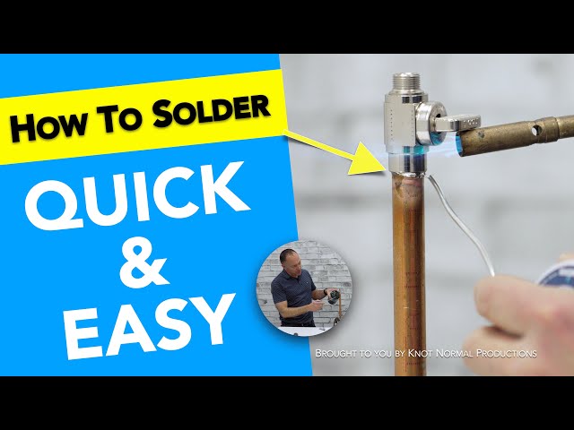 How-To Solder: Installing a Valve / Basics of Soldering | DIY with Kevin