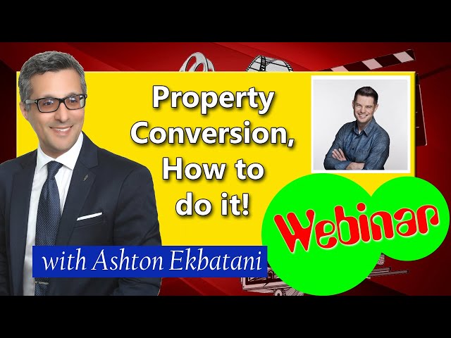 Real estate investment webinar. Property conversion step by step by Darren Voros