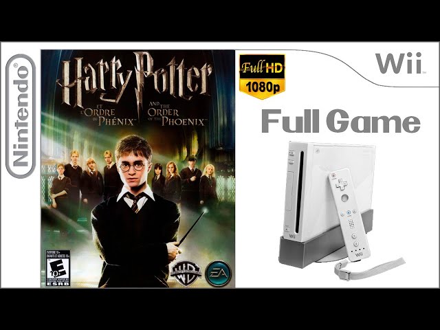 Harry Potter and the Order of the Phoenix - Full Game Walkthrough / Longplay 1080p 60fps (Wii)