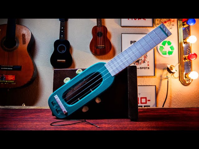 This 3D PRINTED UKULELE only costs $10 to MAKE! (but how does it sound?)