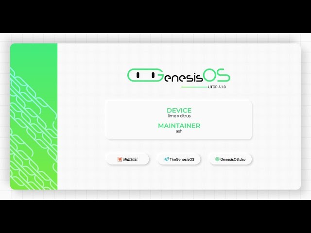 GenesisOS [GenUI] Android 14 Custom ROM for Redmi 9T and Poco M3