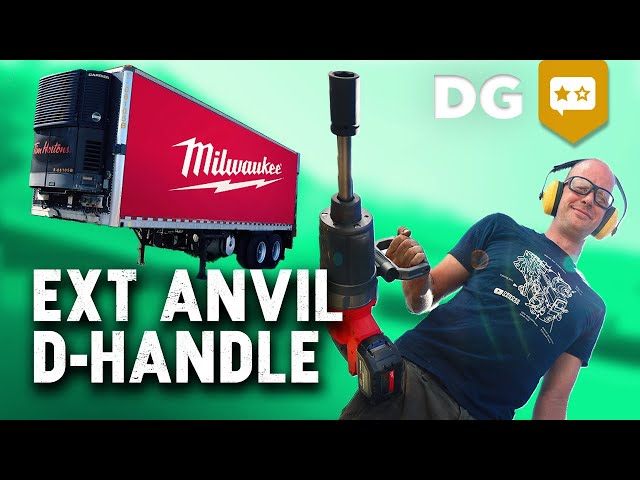 Extended Anvil! Can a 1" Milwaukee D-Handle Impact Bust 100 Nuts w/ 1 Battery?