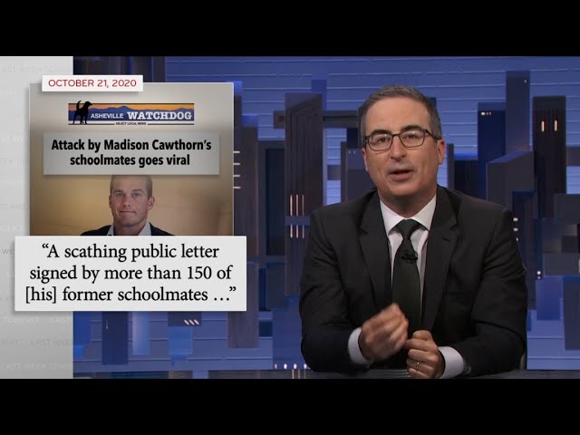 Madison Cawthorn controversy continues - Last Week Tonight with John Oliver