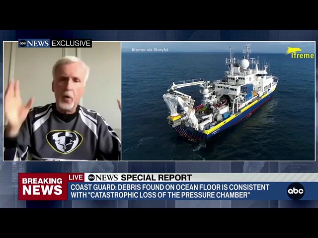 'Titanic' director James Cameron discusses 'catastrophic implosion' of Titan sub with ABC News