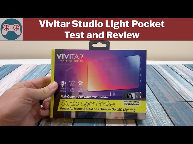 A RGB Alternative to the Elgato Key Light Mini - The Vivitar Studio Light Pocket