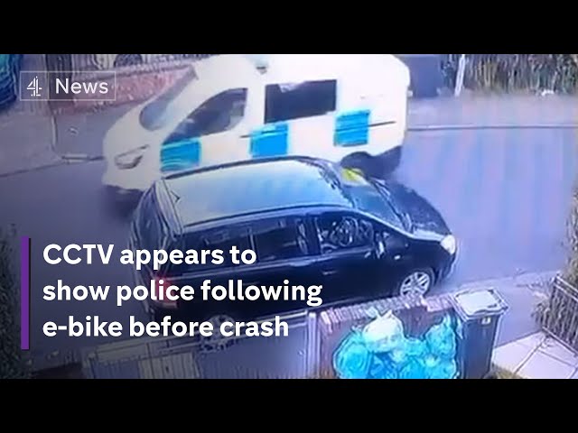 Cardiff riots: CCTV appears to show police following electric bike before fatal crash