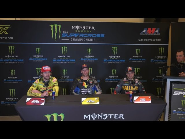 Monster Energy Supercross: Press Conference Round 9 - Indianapolis