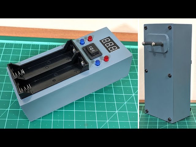 DIY 18650 Lithium-ion Battery Charger | How To Make Lithium-ion Battery Charger