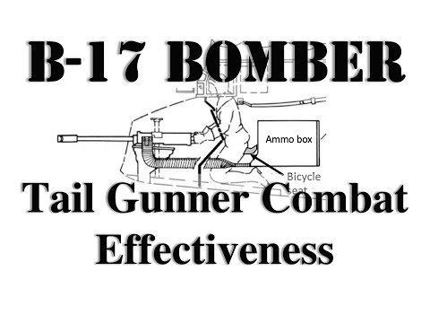 B-17 bomber Ball Turret and Tail Gunner