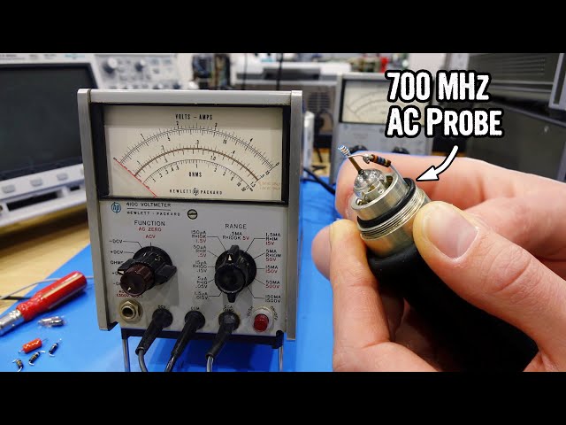 HP 410C Vacuum Tube Voltmeter Part 2: AC Probe