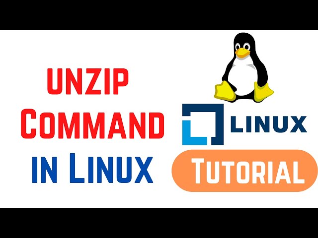 Linux Command Line Basics Tutorials - unzip Command in Linux